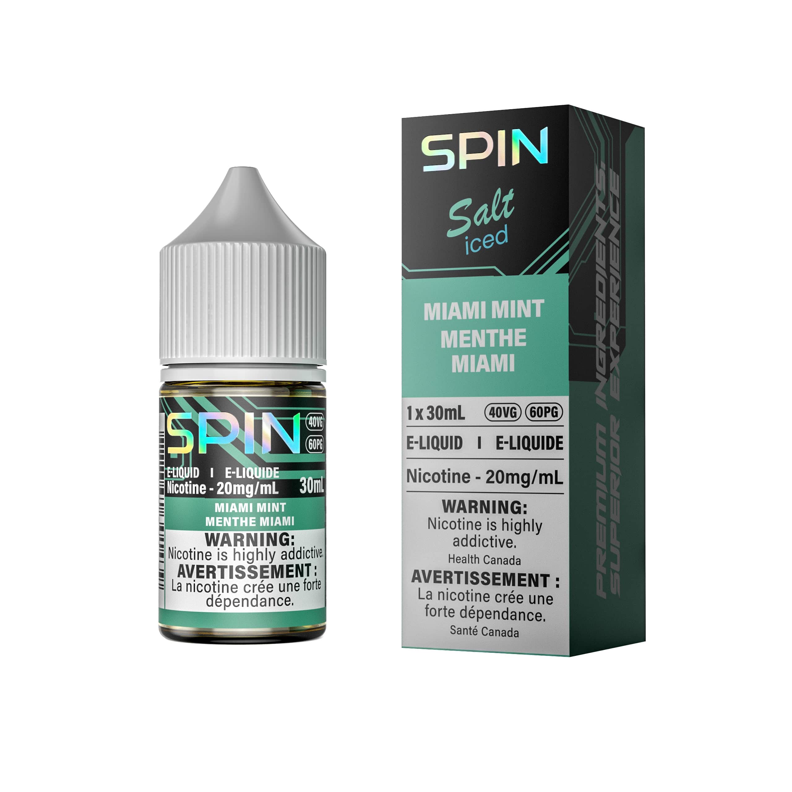 Spin E-Liquid Salt Miami Mint 