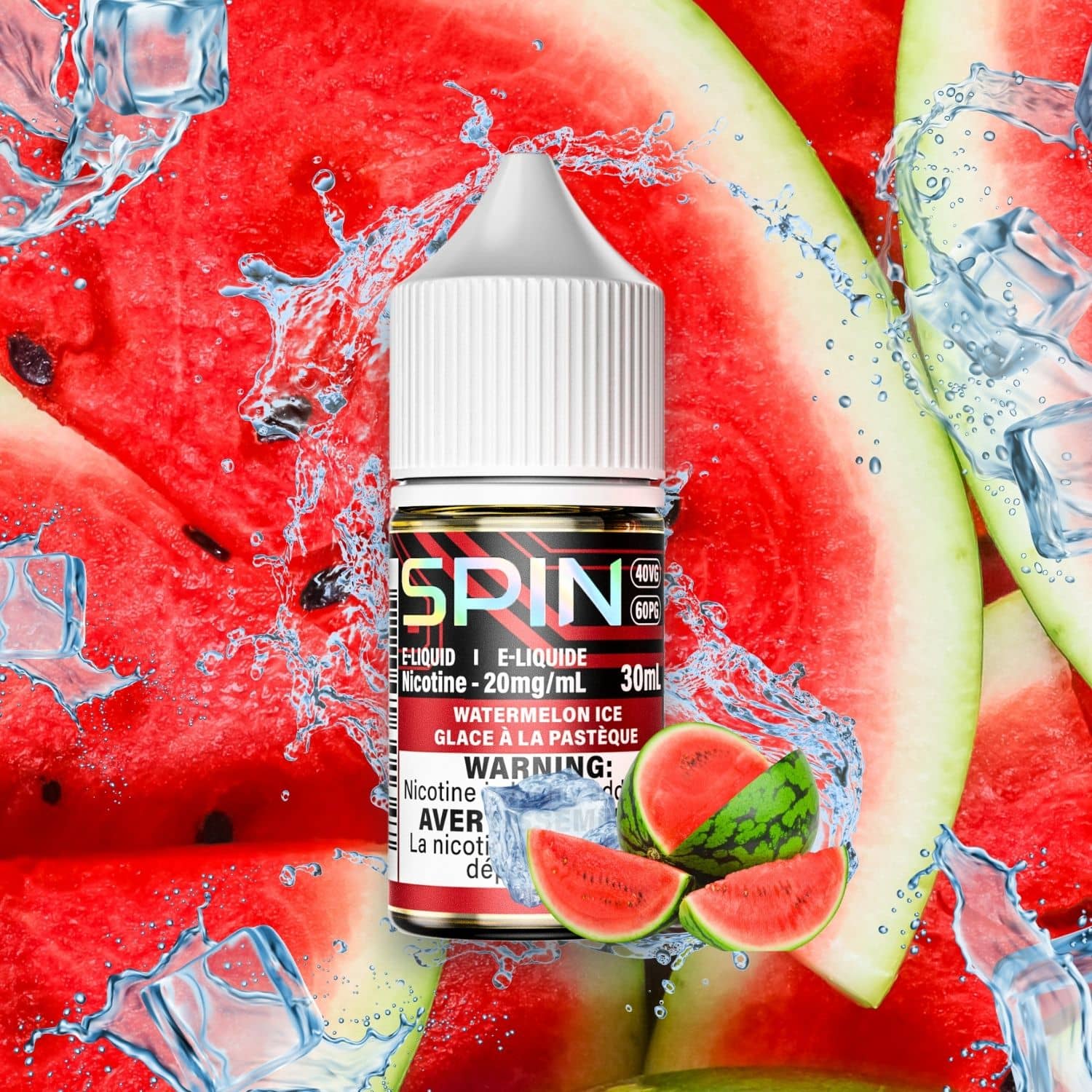 Spin E-Liquid Salt Watermelon Ice