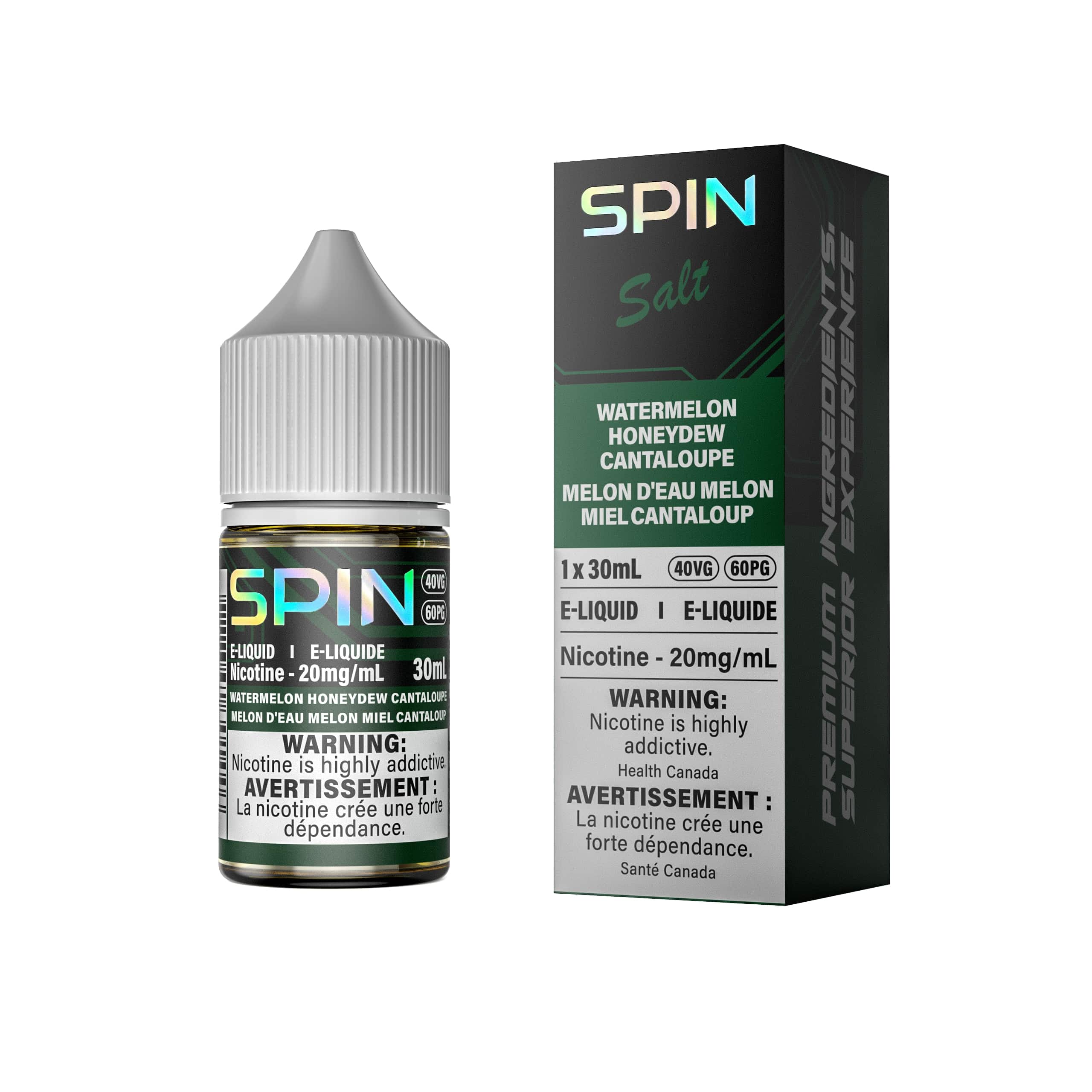 Spin E-Liquid Watermelon Honeydew Cantaloupe