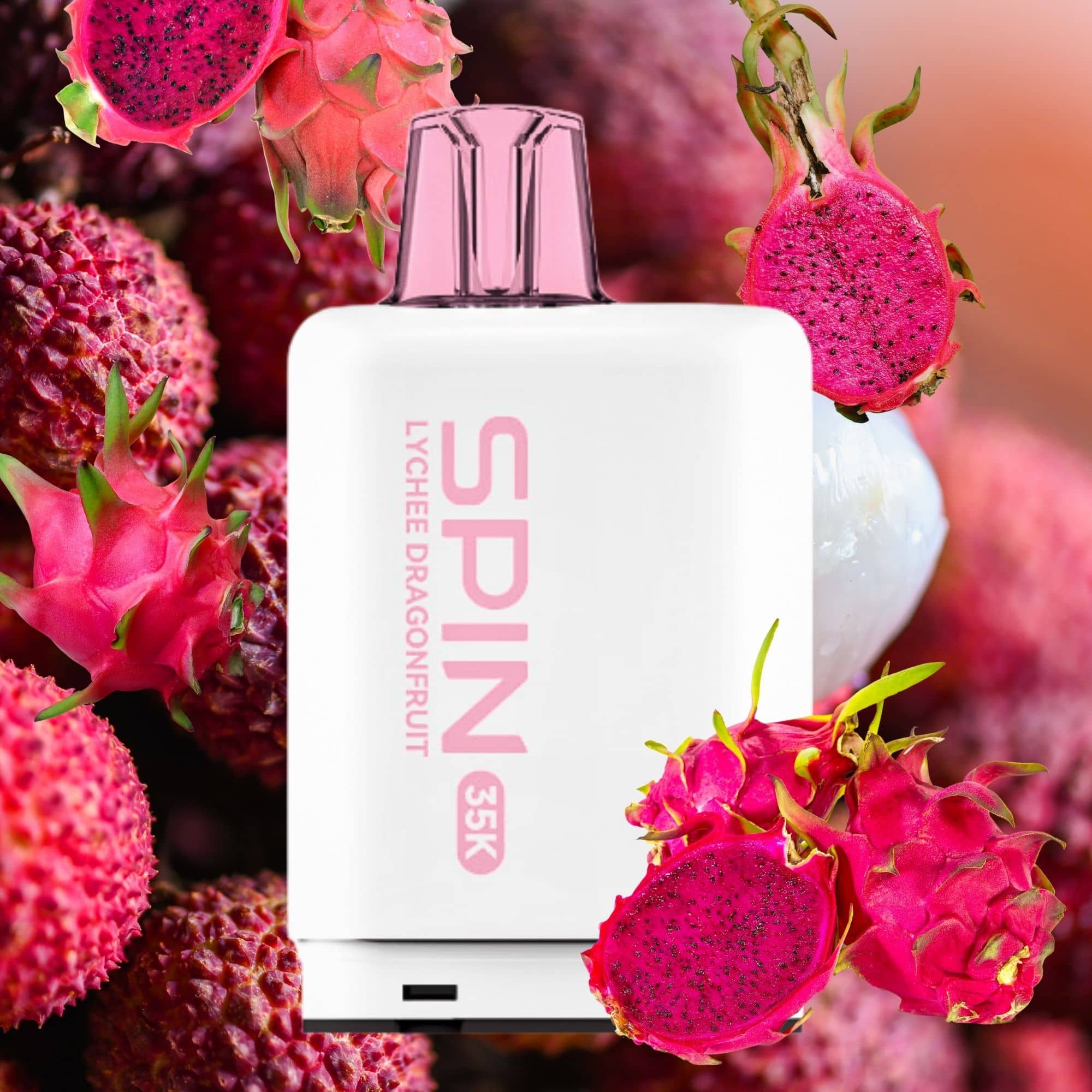 Spin Fizz X 35K (35000) Pod - Lychee Dragonfruit