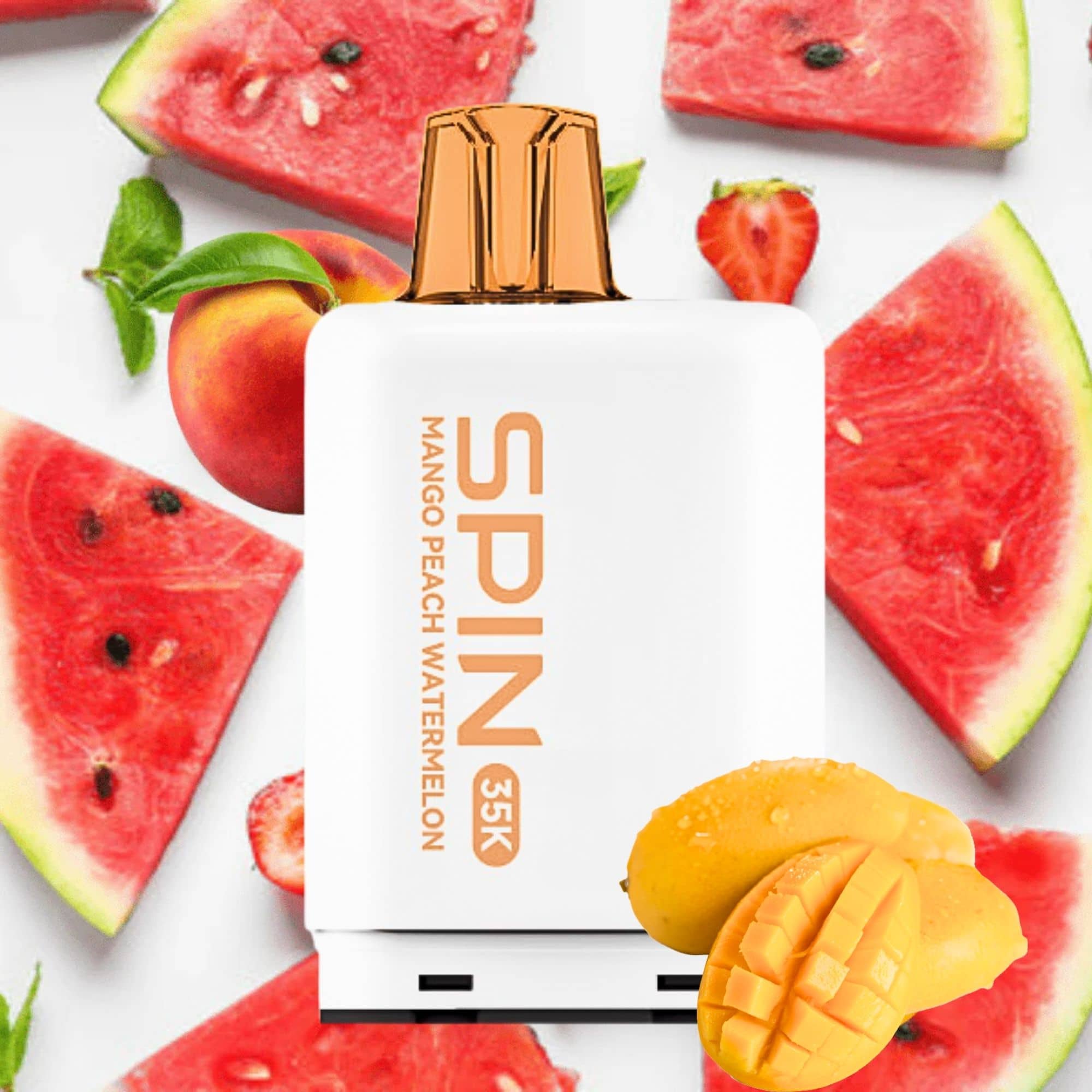 Spin Fizz X 35K (35000) Pod - Mango Peach Watermelon