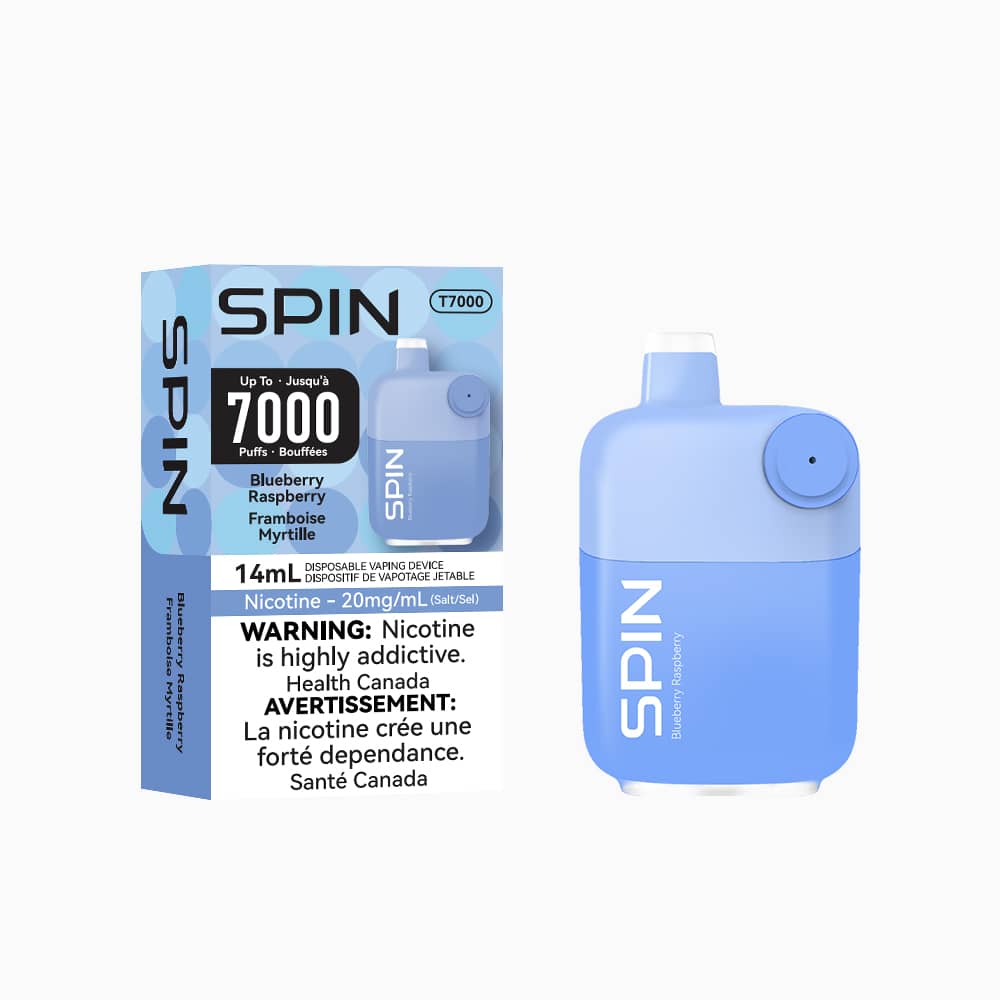 Spin T7000 Disposable Vape Blueberry Raspberry